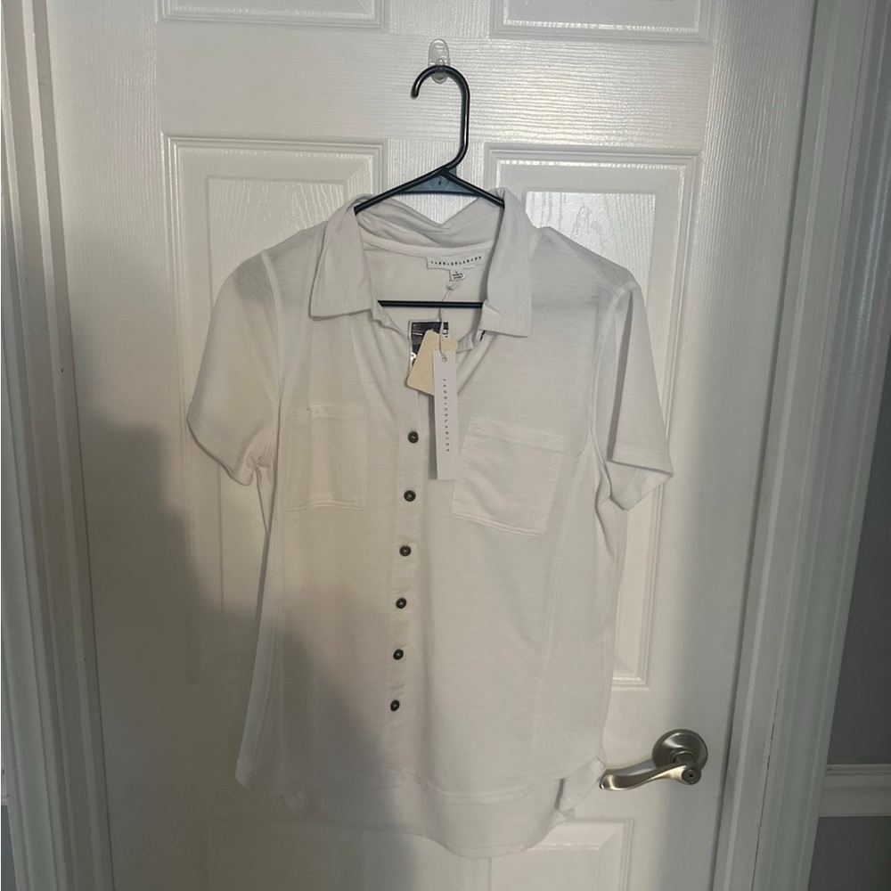 Marshalls White Button Down Shirt